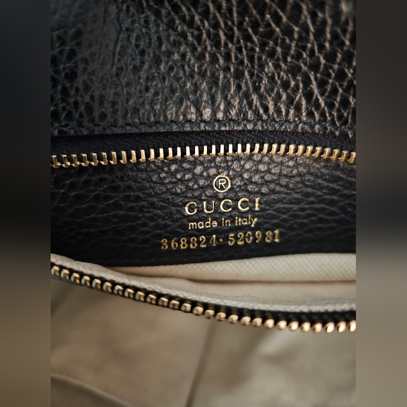 GUCCI BAG MOST FABULOUS, CHIC, SEXY 100% AUTHENTIC GUCCI BLACK TOTE BAG - Picture 3 of 16